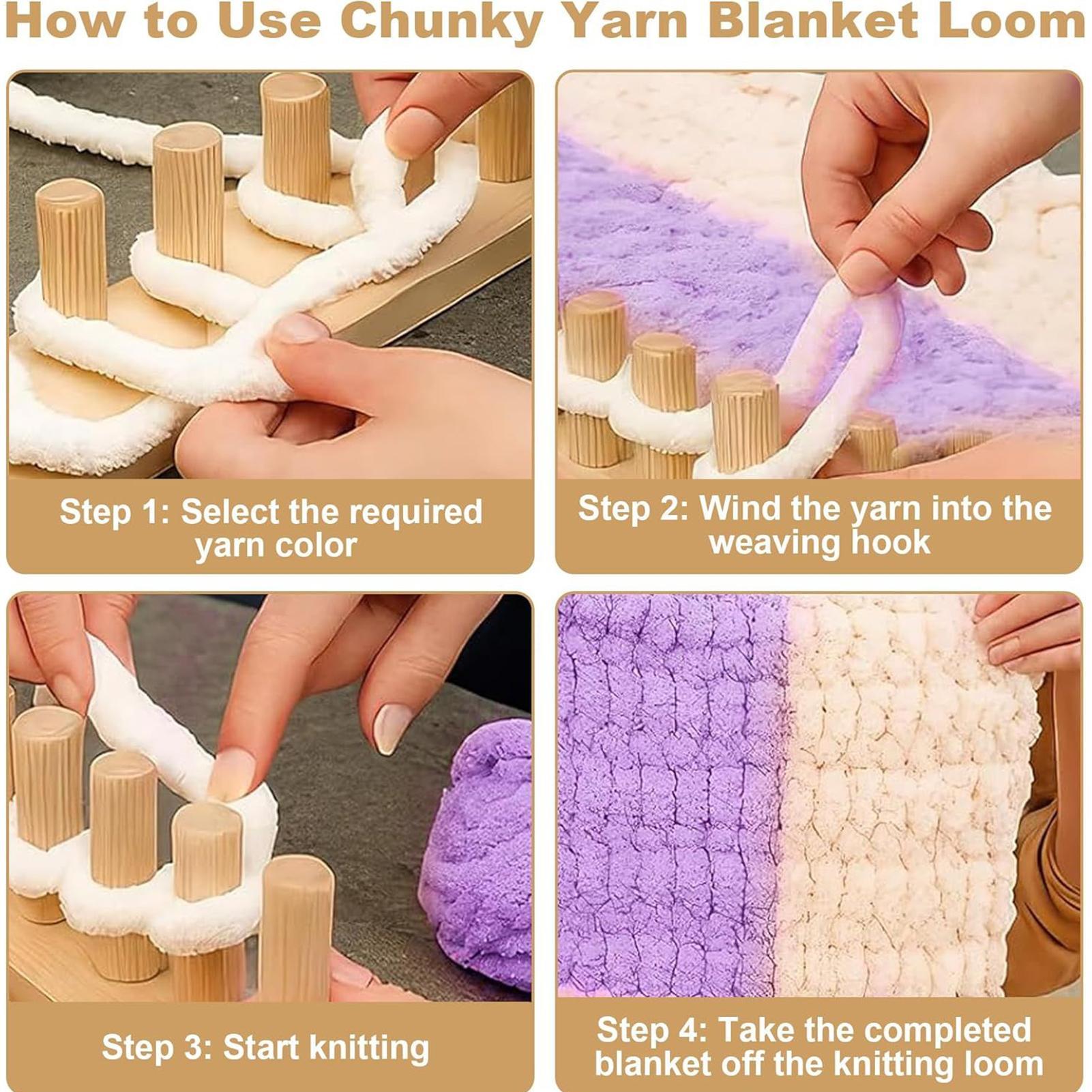 Sewing Knit - Alat Rajut Tangan Chunky Crochet Loom