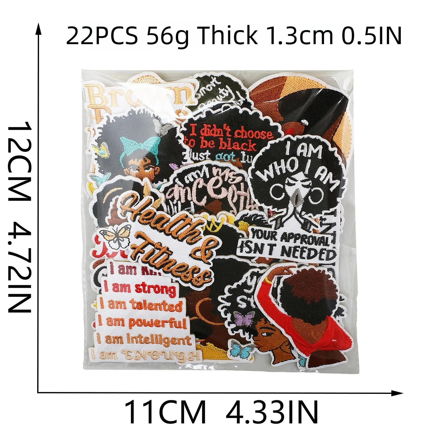 Sewing Label - 1/5PCS Stiker Bordir Kartun Mahkota Ratu