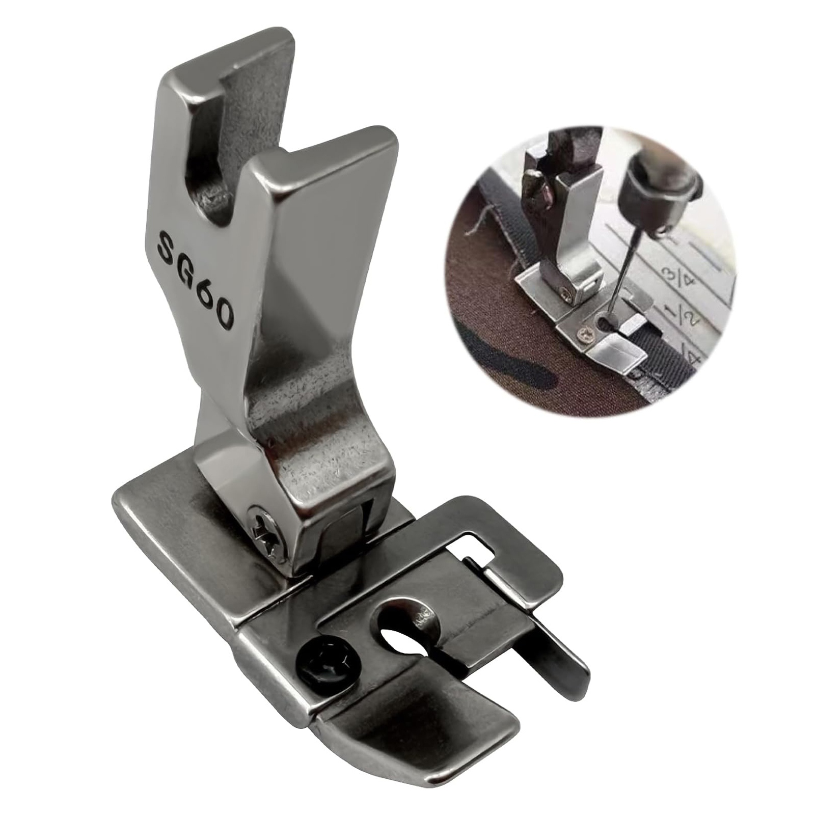 Seam Gauge Metal - Alat Jahit 1/4 Inci # SG60