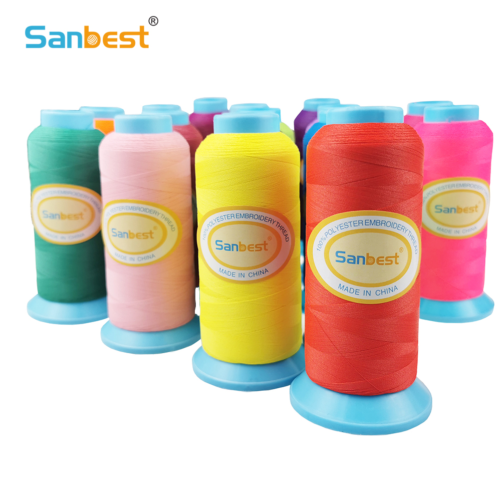 Serger Thread Cone - Sanbest Benang Bordir Matt 3000M 120D/2