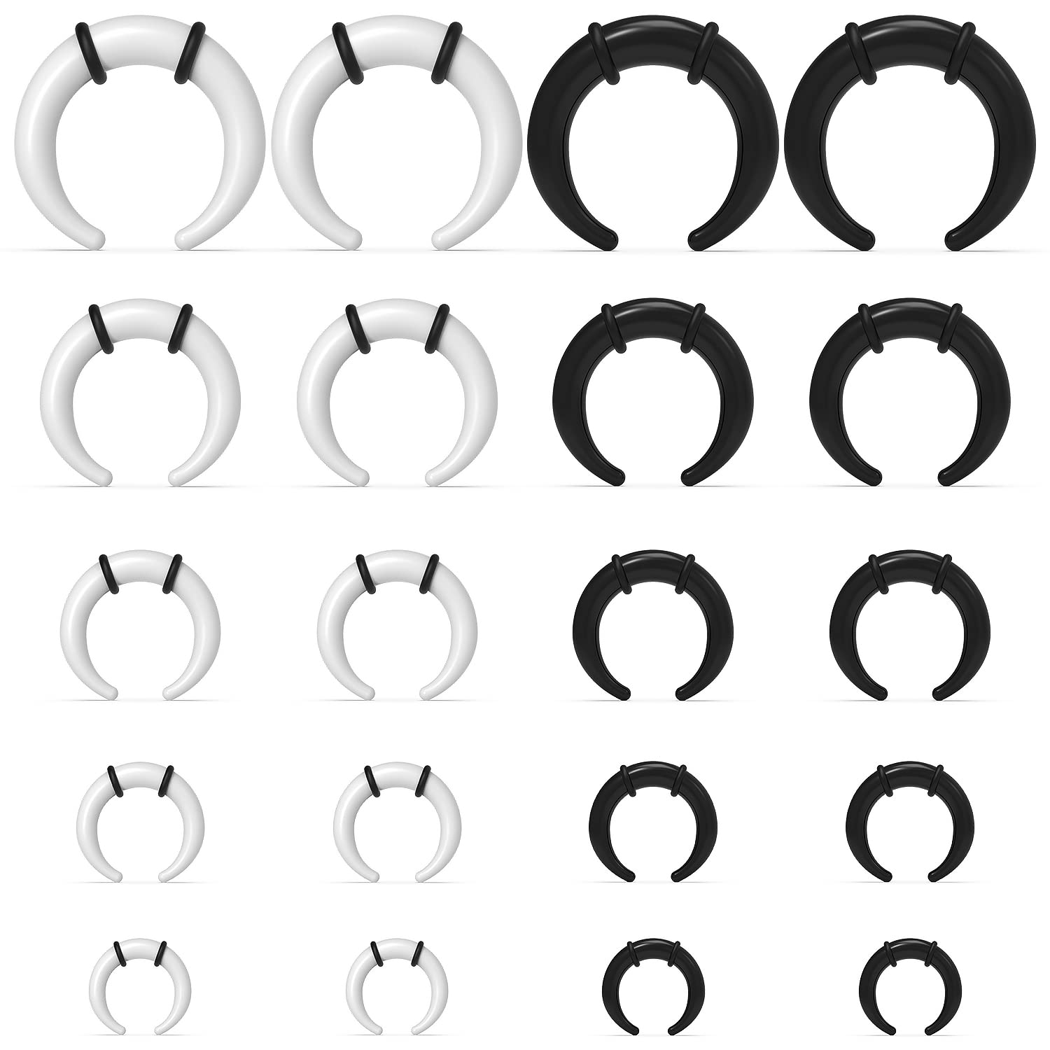 Seam Gauge Metal - Septum cincin besar 14G 12G 8G