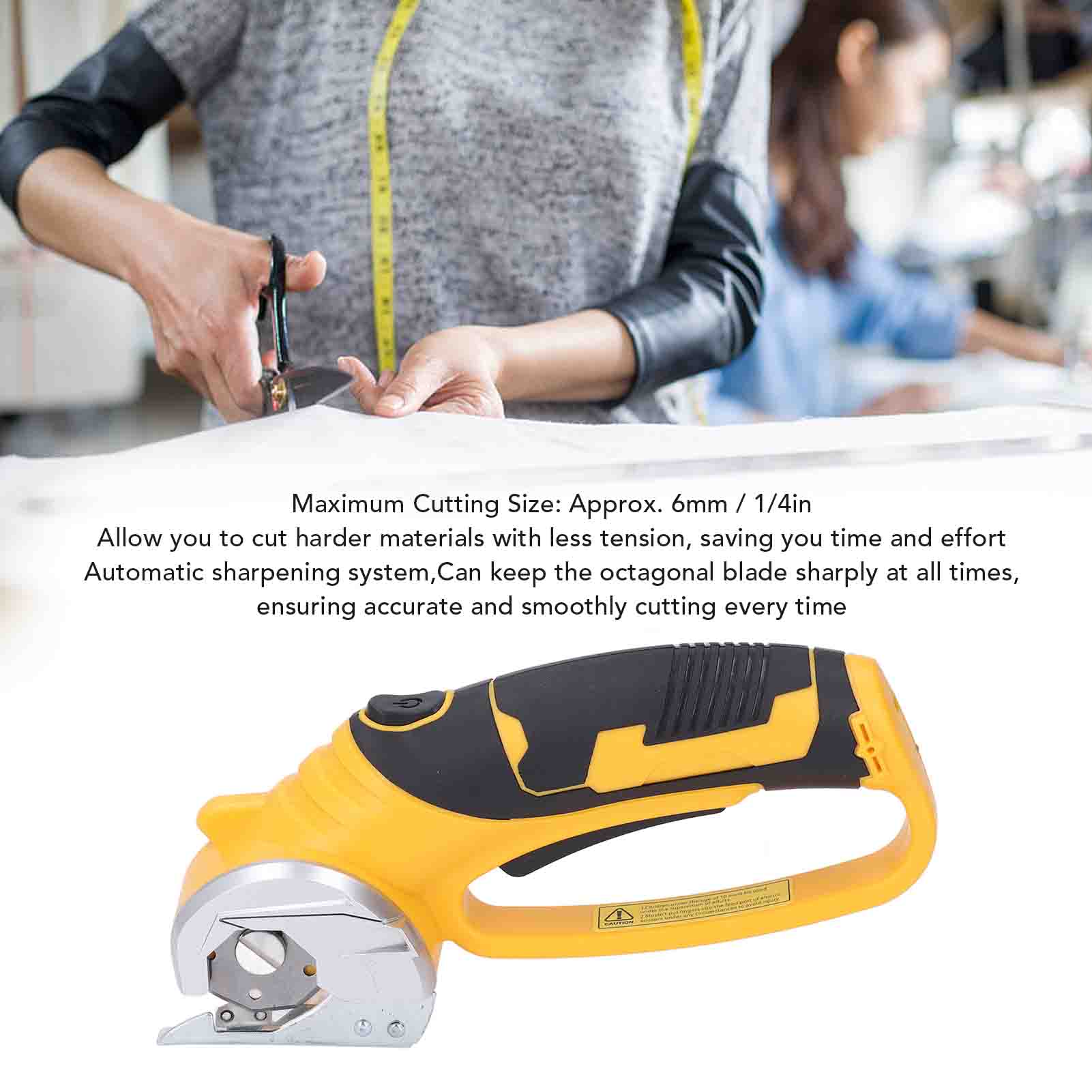 Pemotong Kardus Listrik Tanpa  - Rotary Cutter Fabric ulasan dan harga