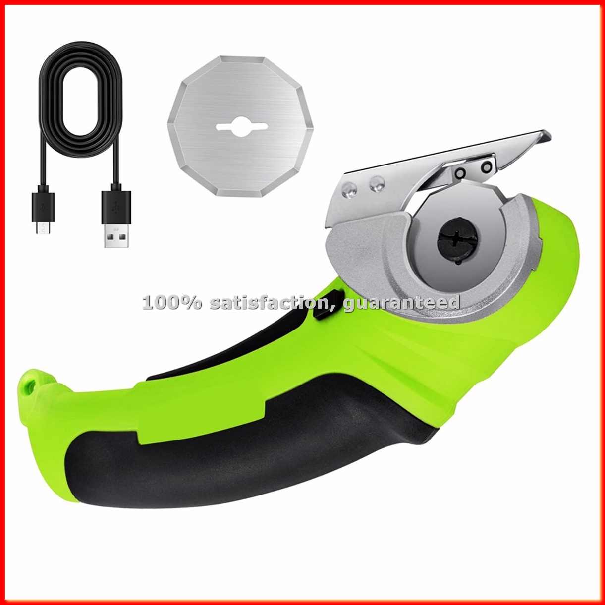 Gunting Kain Listrik Tanpa Kab - Rotary Cutter Fabric ulasan dan harga