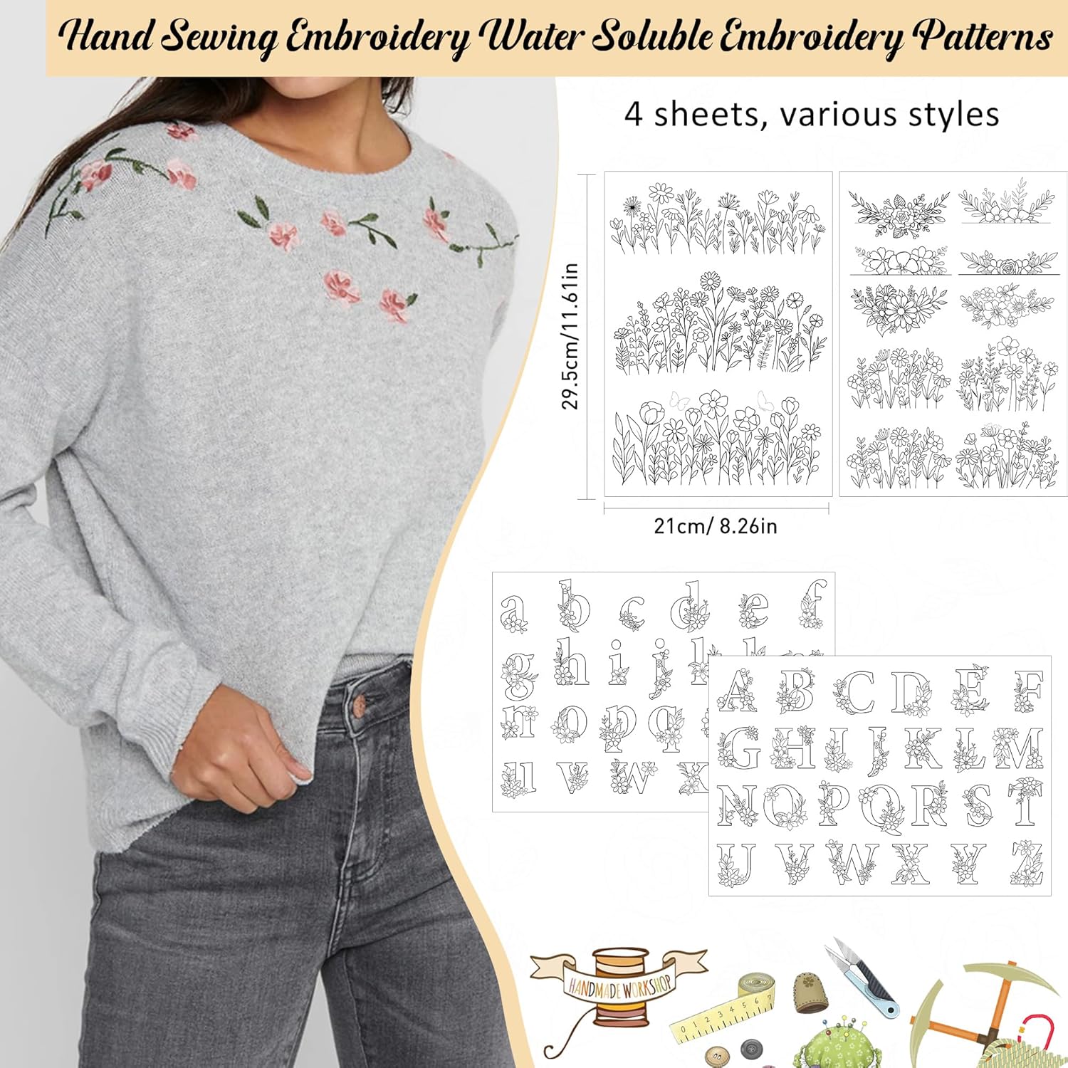 Kertas Transfer Stabilisasi Bo - Textile Sewing Patterns ulasan dan harga