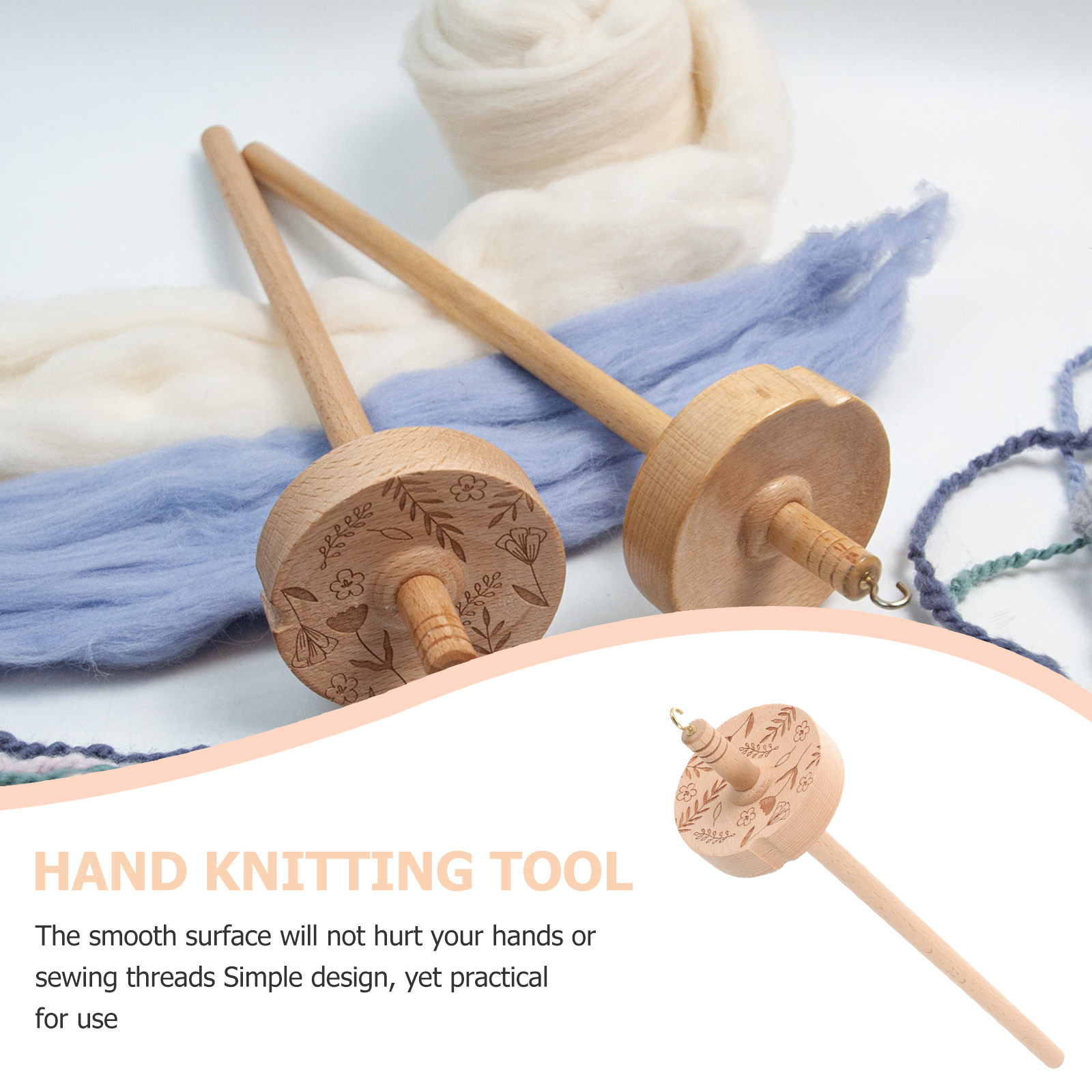 Rol Benang Kayu, Penyangga Ben - Sewing Knit ulasan dan harga