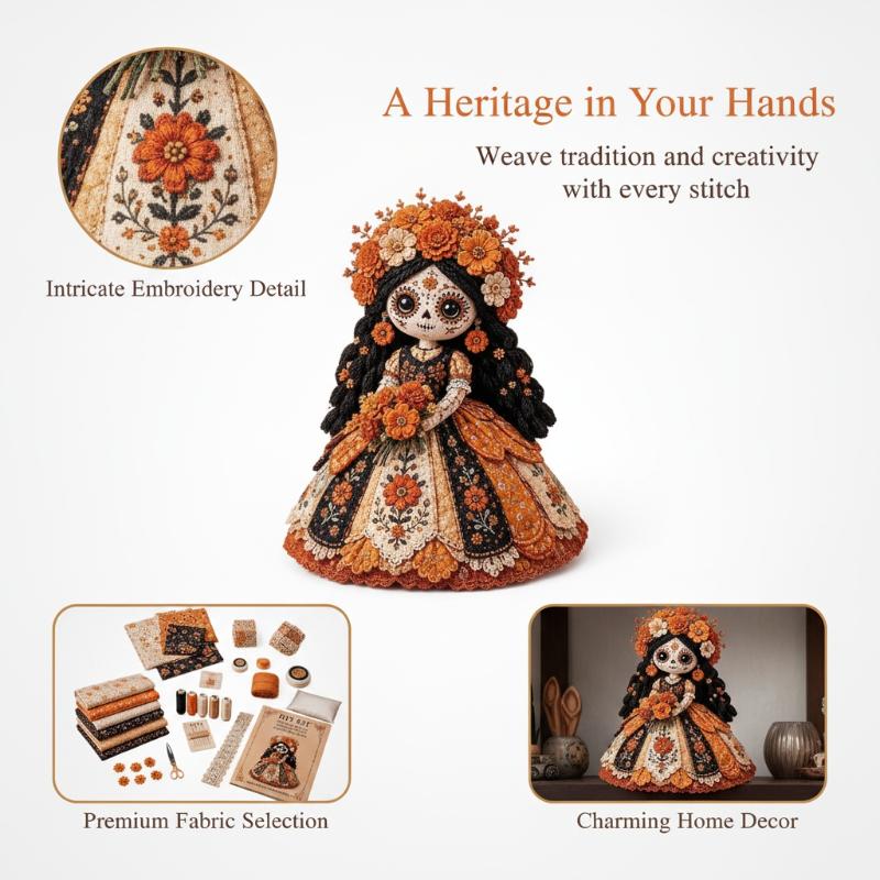 Kit DIY Boneka Patchwork Hari  - Textile Sewing Kit ulasan dan harga