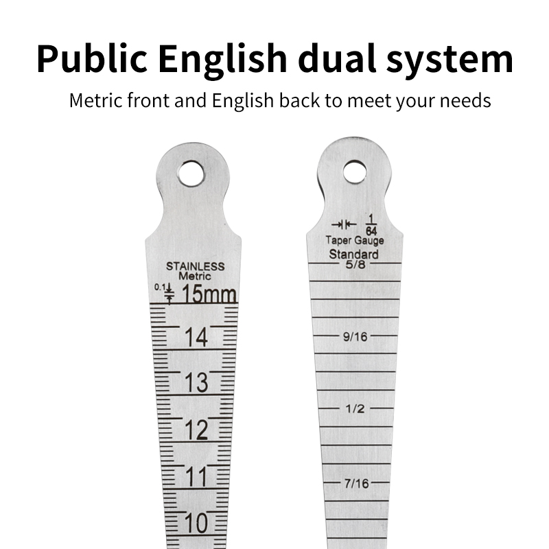 1 buah pengukur lancip Feeler  - Seam Gauge Metal ulasan dan harga
