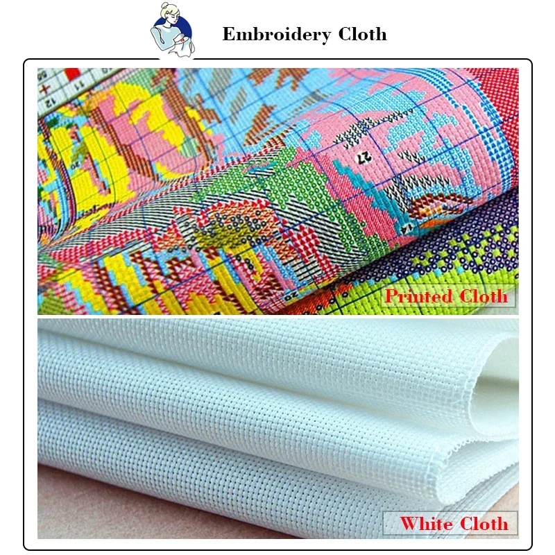 Kit Sulam Kristik Motif Manusi - Textile Sewing Patterns ulasan dan harga
