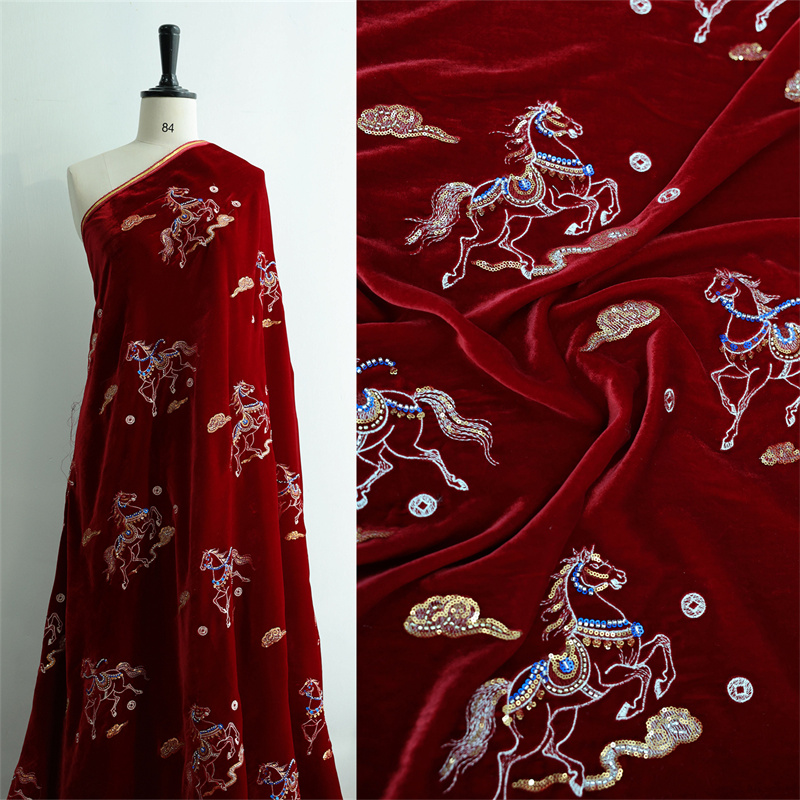 Bahan Jahit DIY Kain Sutra Des - Sewing Velvet Fabric ulasan dan harga