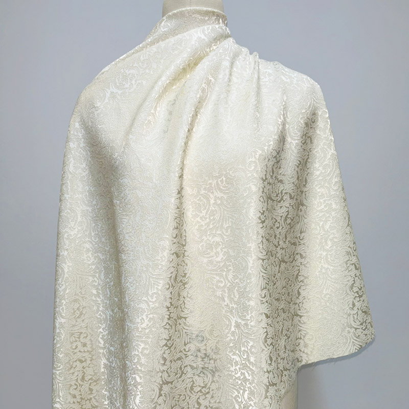Brokat Jacquard Damask Beige P - Textile Sewing Patterns ulasan dan harga