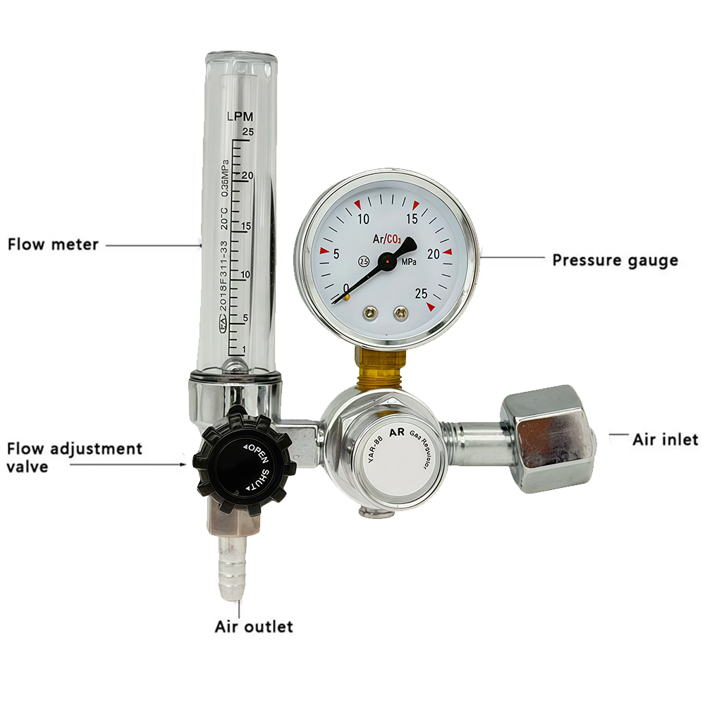 2025 baru 0-25Mpa Argon Regula - Seam Gauge Metal ulasan dan harga