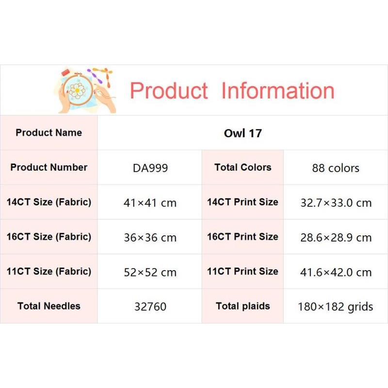 Set jahit silang pola hewan bu - Textile Sewing Patterns ulasan dan harga