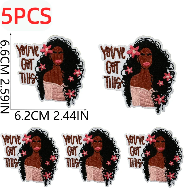 1/5PCS Stiker Bordir Kartun Ma - Sewing Label ulasan dan harga