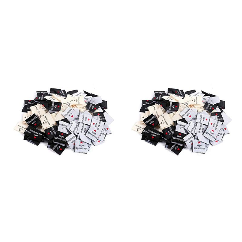 A02M-300 Pcs Label Pakaian Ten - Sewing Label ulasan dan harga