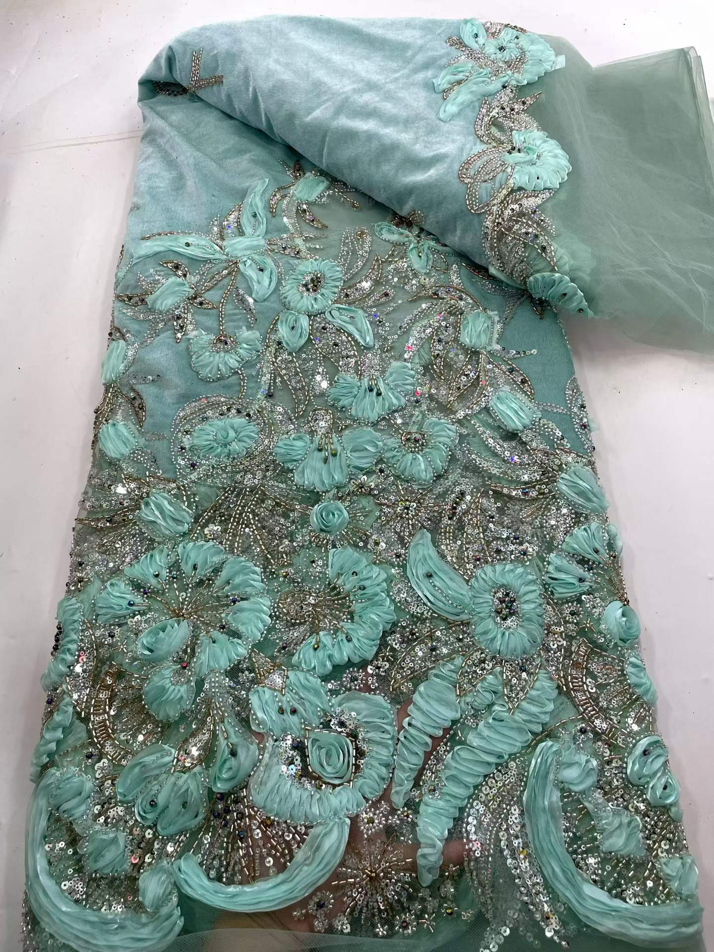 Kain Renda Beludru Payet Afrik - Sewing Velvet Fabric ulasan dan harga
