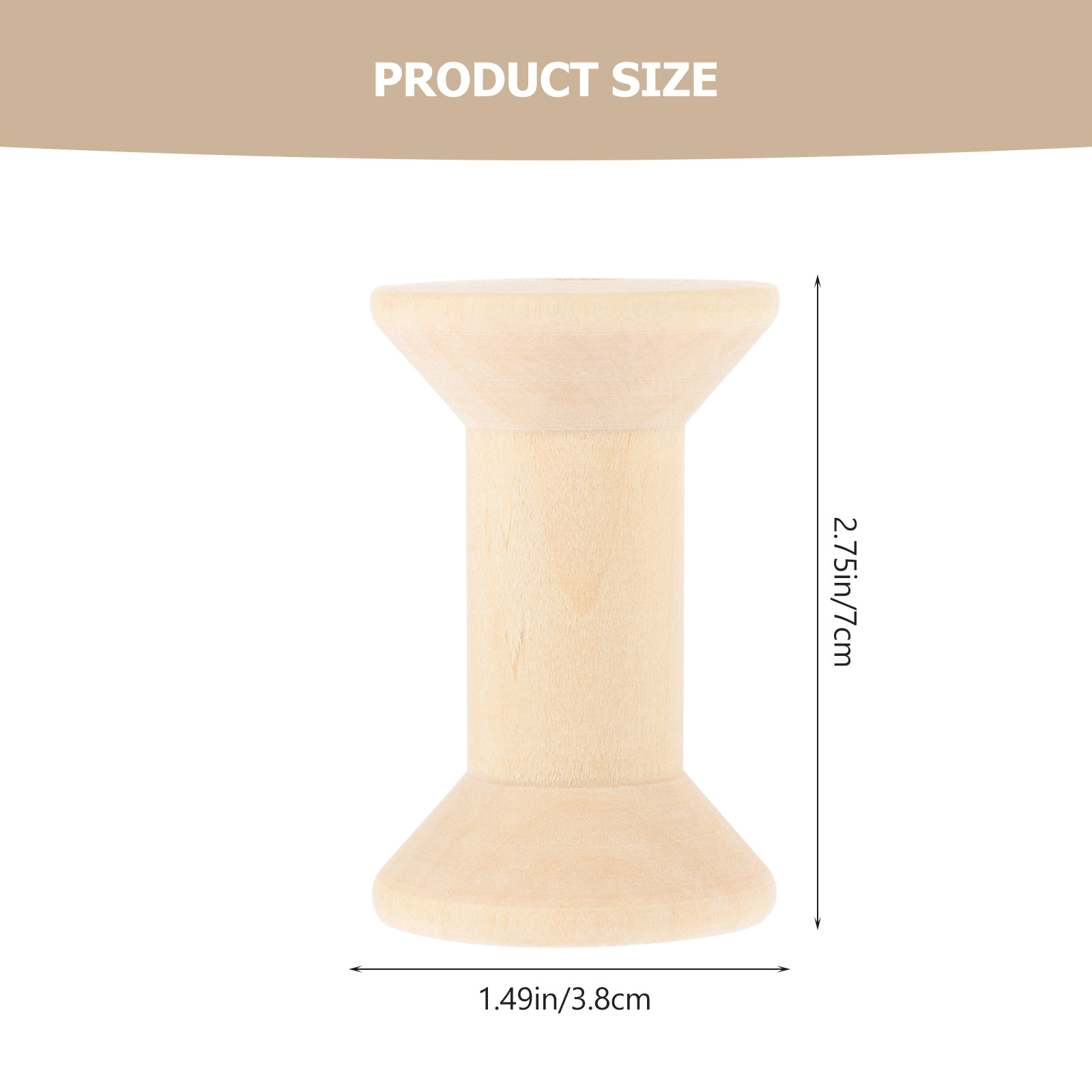 5 Buah Gulungan Benang Kayu Al - Sewing Knit ulasan dan harga