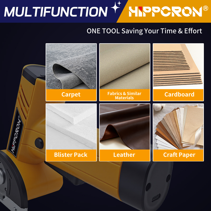 Hippcron 4.2v Gunting Listrik  - Rotary Cutter Fabric ulasan dan harga