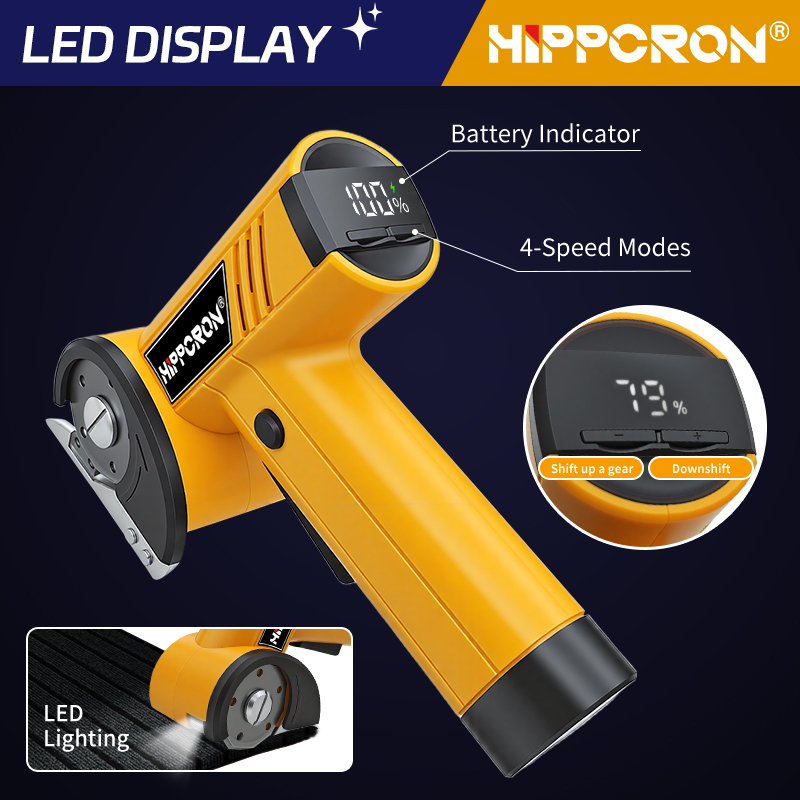 Hippcron 4.2v Gunting Listrik  - Rotary Cutter Fabric ulasan dan harga