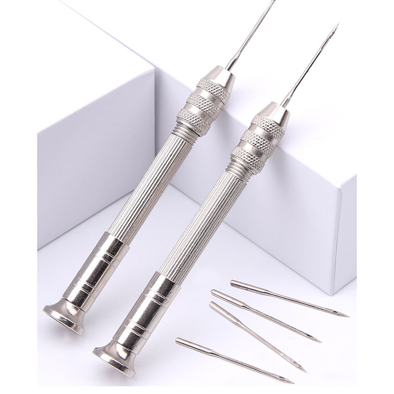 Jarum jahit kulit, alat perbai - Textile Sewing Kit ulasan dan harga