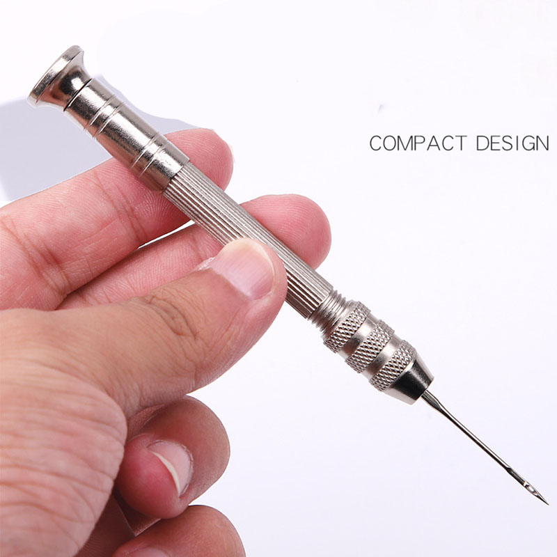 Jarum jahit kulit, alat perbai - Textile Sewing Kit ulasan dan harga