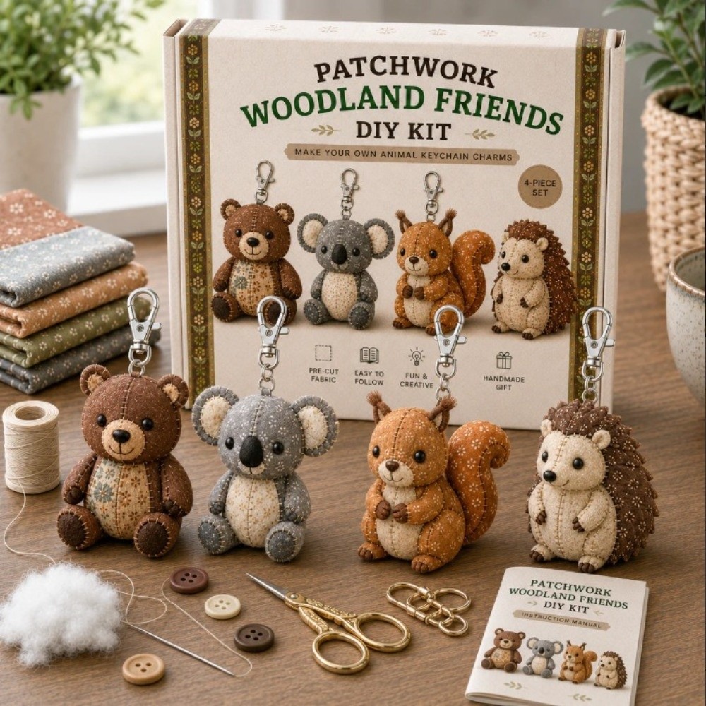 Kit Jahit DIY Kain Felt 3D Pre - Textile Sewing Kit ulasan dan harga