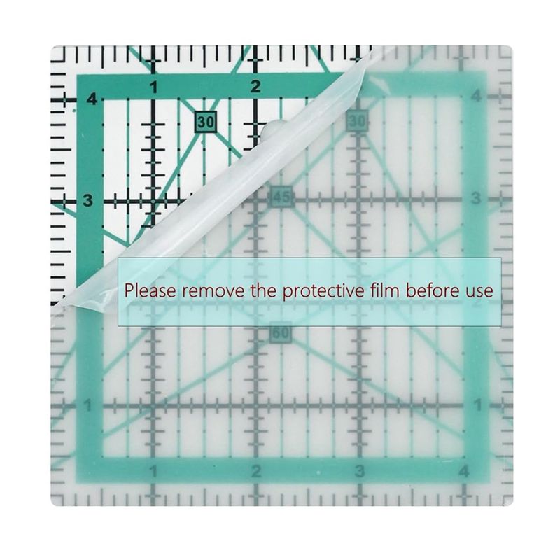 Penggaris Quilting, 4 Template - Quilting Ruler Square ulasan dan harga