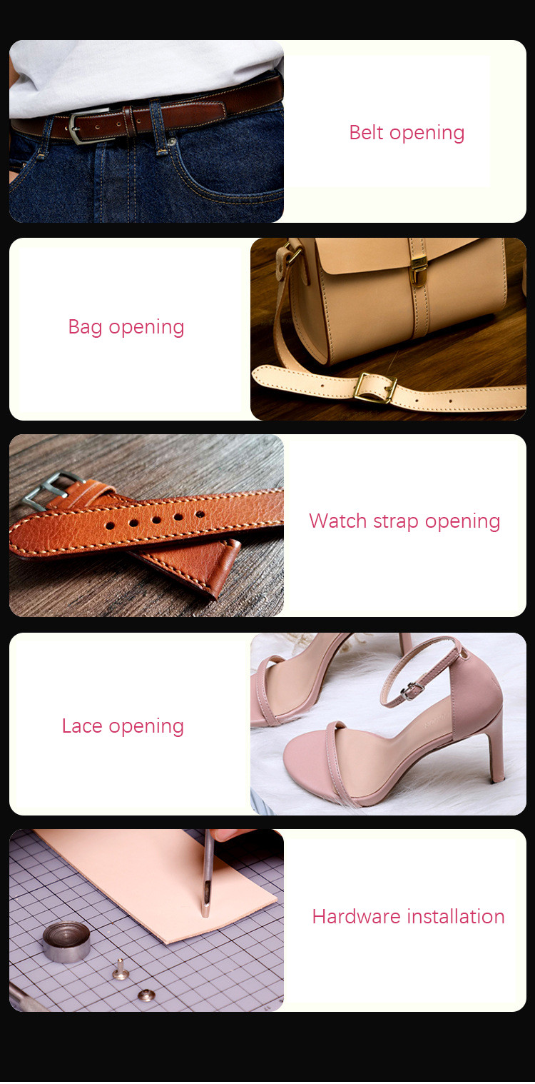 6 buah/set alat pelubang kulit - Sewing Tas ulasan dan harga