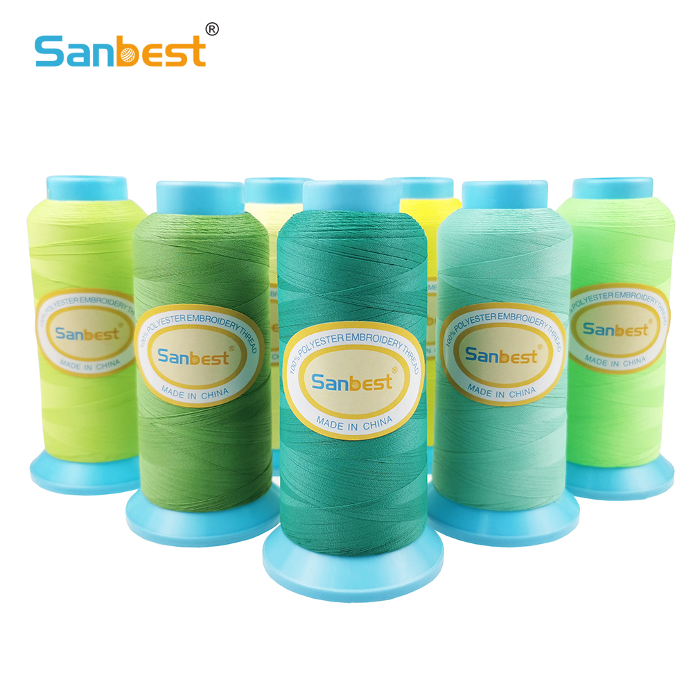 Sanbest Benang Bordir Matt 300 - Serger Thread Cone ulasan dan harga