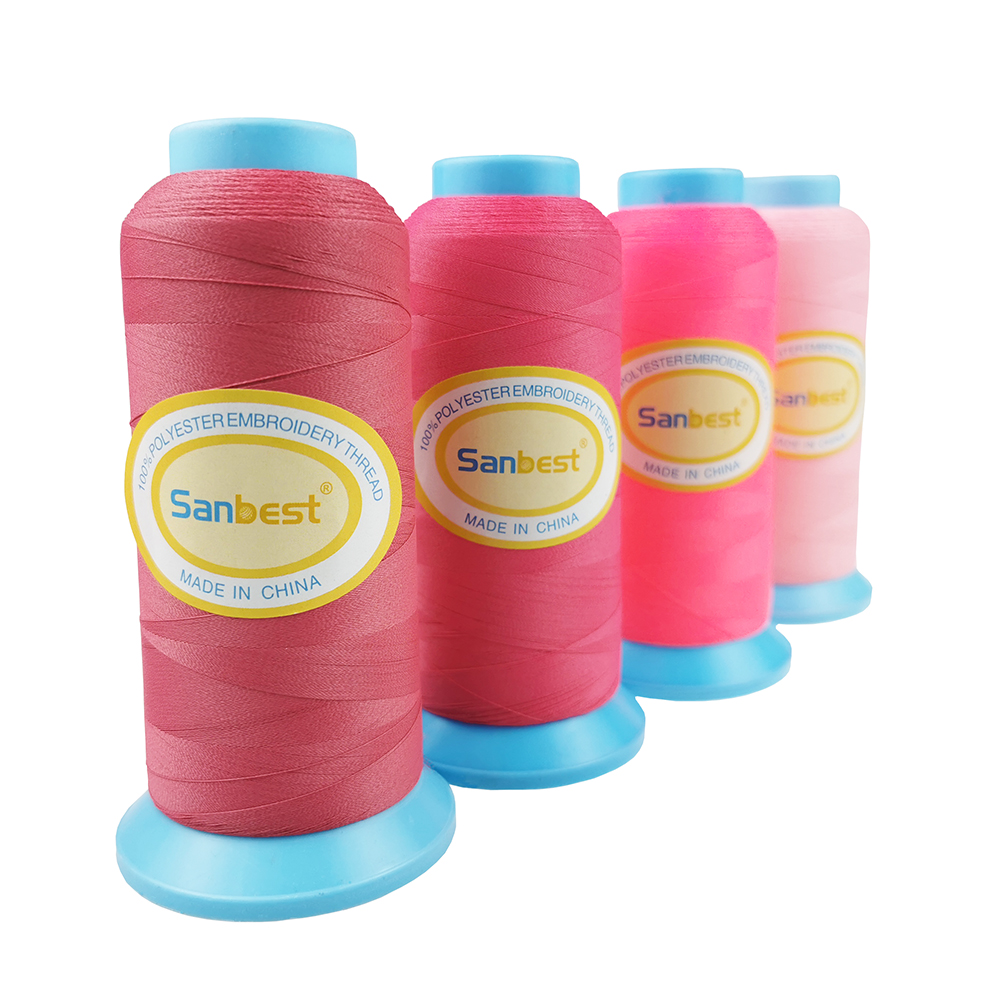 Sanbest Benang Bordir Matt 300 - Serger Thread Cone ulasan dan harga