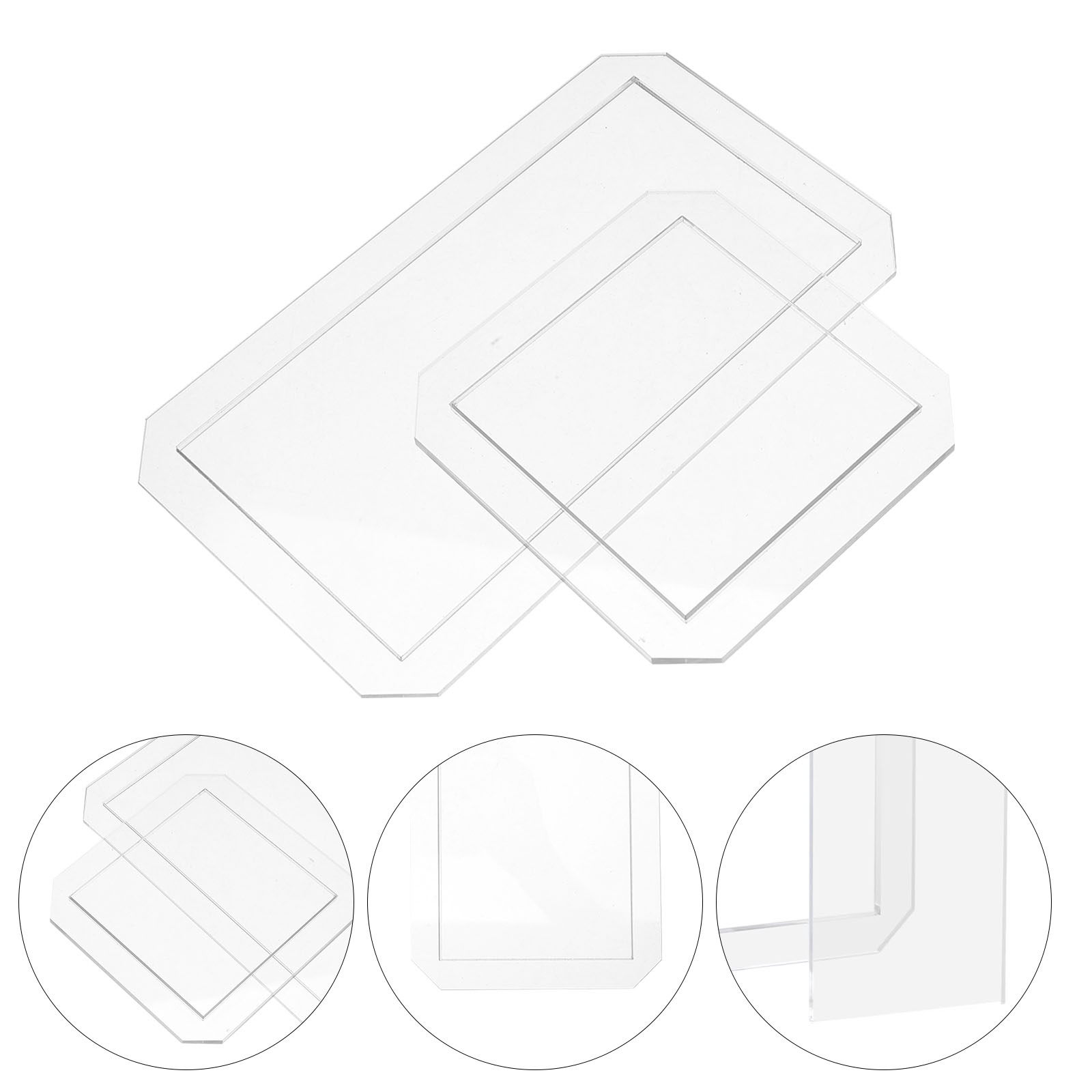 8 Buah Cetakan Quilting Perseg - Quilting Ruler Square ulasan dan harga