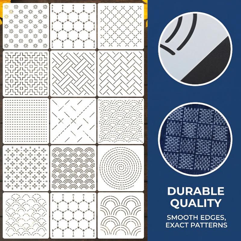Set Template Stencil Bordir Sa - Textile Sewing Patterns ulasan dan harga