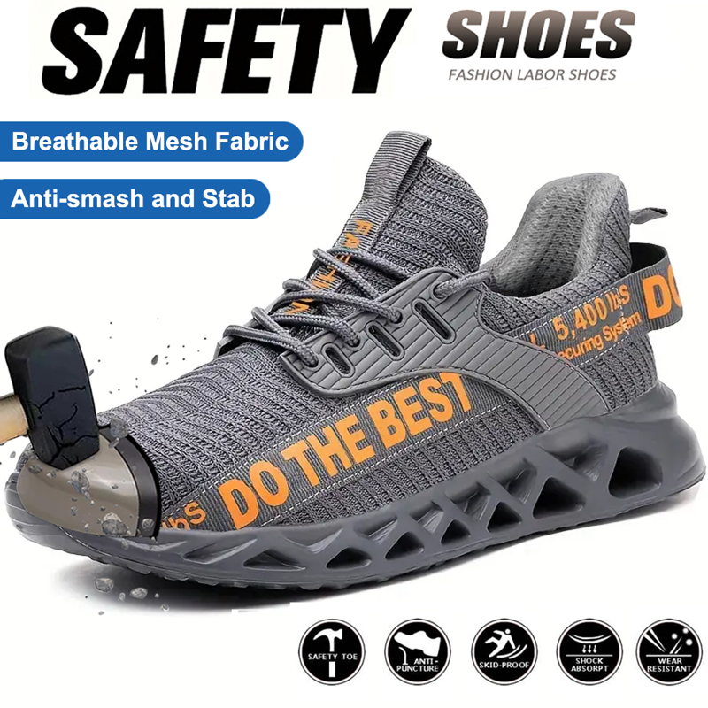 Sepatu Safety Steel Toe untuk  - Sewing Net ulasan dan harga