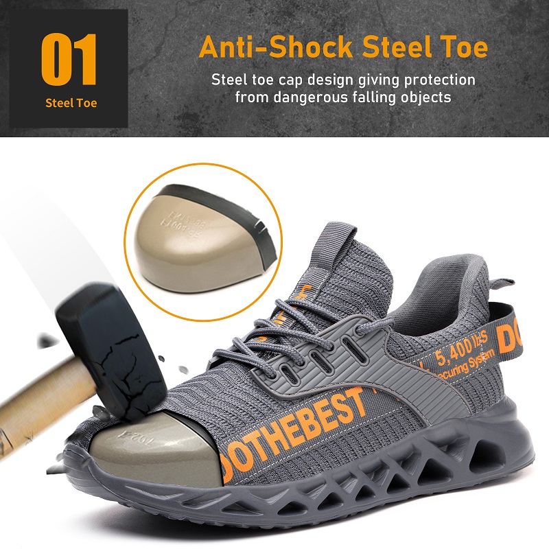 Sepatu Safety Steel Toe untuk  - Sewing Net ulasan dan harga